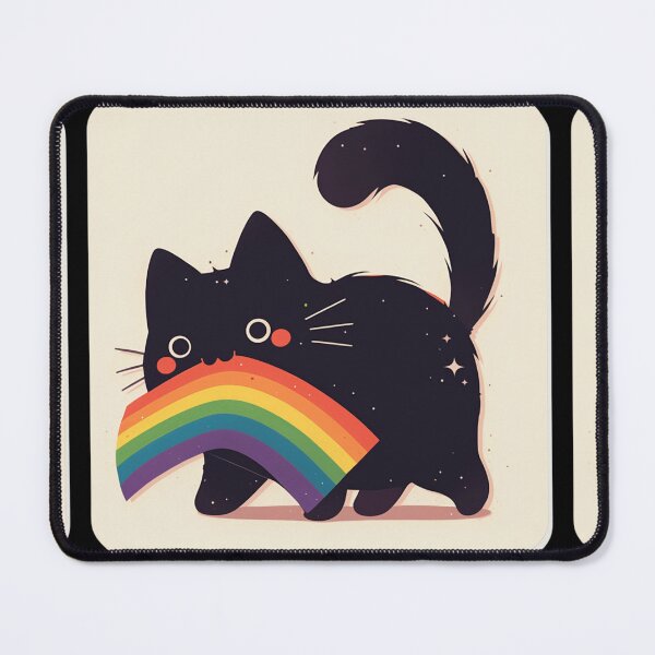 Item preview, Rainbow cat designed and sold by MendaciousMina.