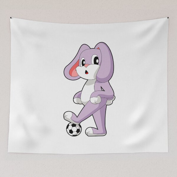 Item preview, Rabbit Soccer player Soccer designed and sold by Snabdesign84.