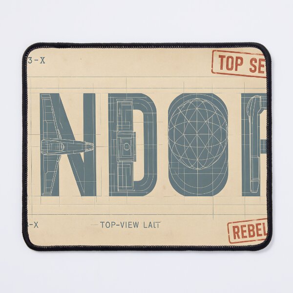 Item preview, Andor Rebel Dossier Blueprint – Vintage Technical Star Wars Poster designed and sold by MustHaveVibes.