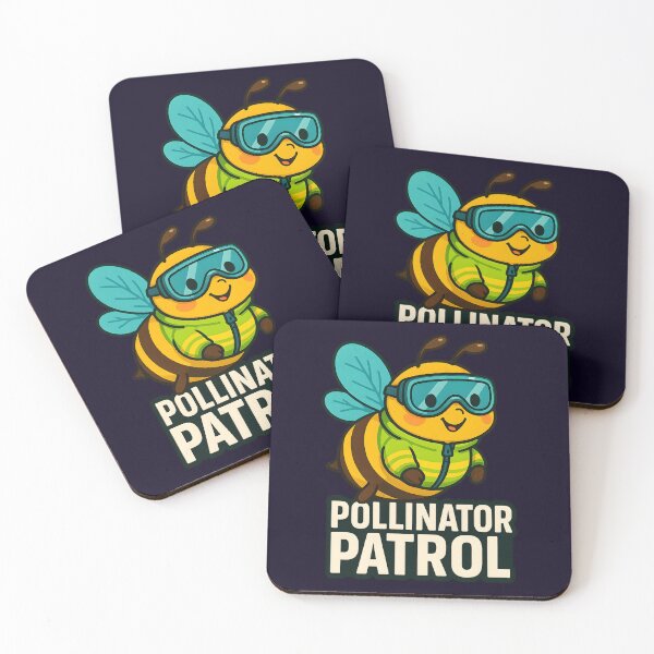 Item preview, Pollinator Patrol. Save the bees. designed and sold by Shoot-The-Moon.