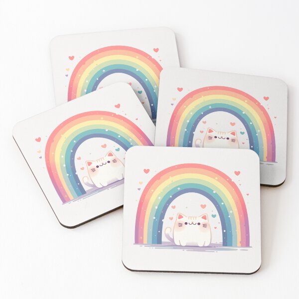Item preview, Rainbow cat designed and sold by MendaciousMina.