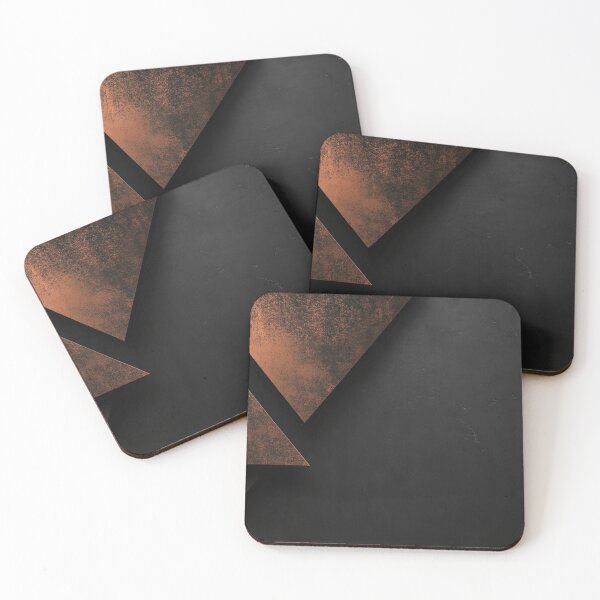 Item preview, Modern geometric design with copper designed and sold by anytka.