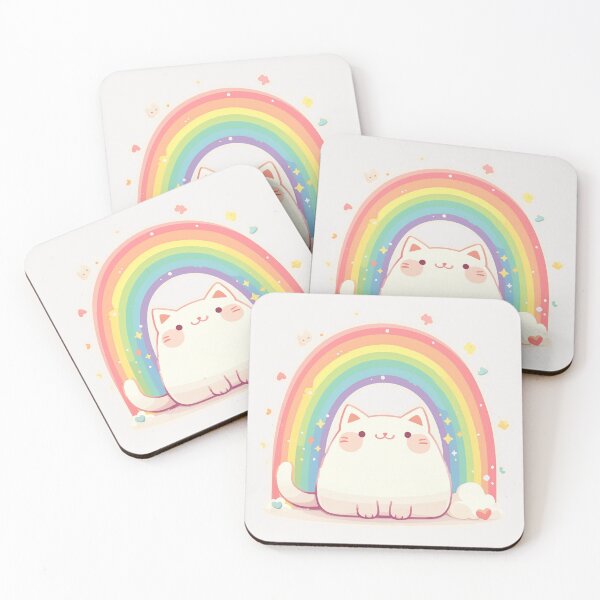 Item preview, Rainbow cat designed and sold by MendaciousMina.