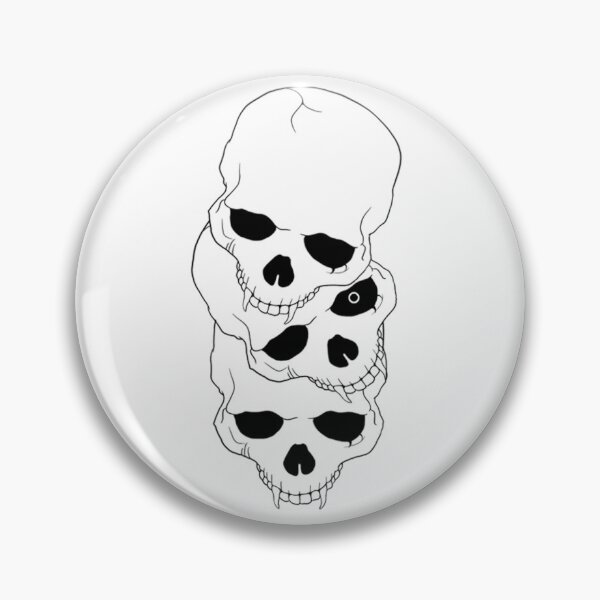 Item preview, skull designed and sold by RosalieAtelier.