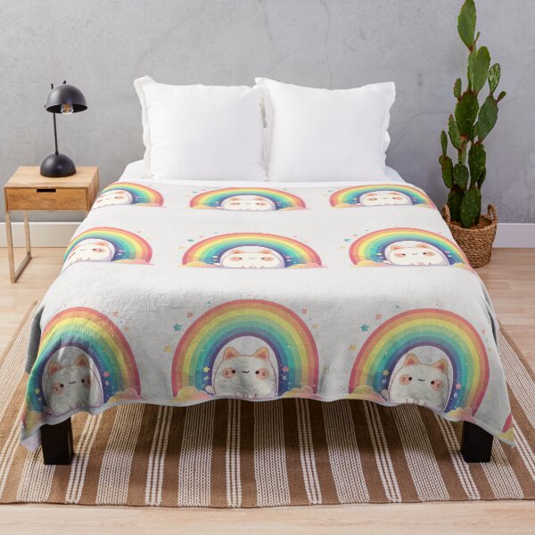 Item preview, Rainbow cat designed and sold by MendaciousMina.
