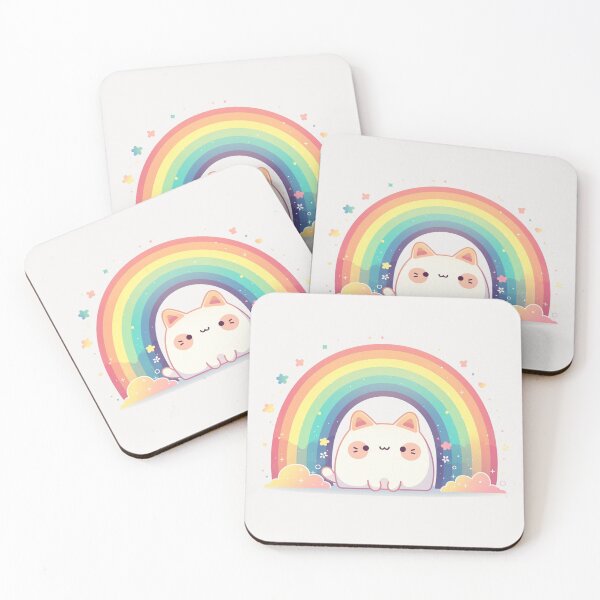 Item preview, Rainbow cat designed and sold by MendaciousMina.
