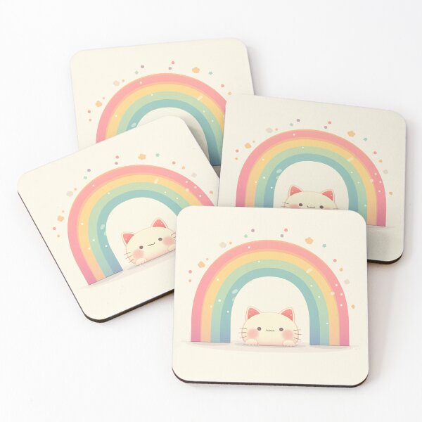 Item preview, Rainbow cat designed and sold by MendaciousMina.