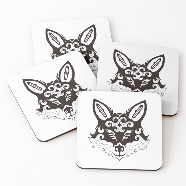 Artikelvorschau, Tribal Fox (Mischung im Ainu-Stil) entworfen und verkauft von TurkeysDesign.
