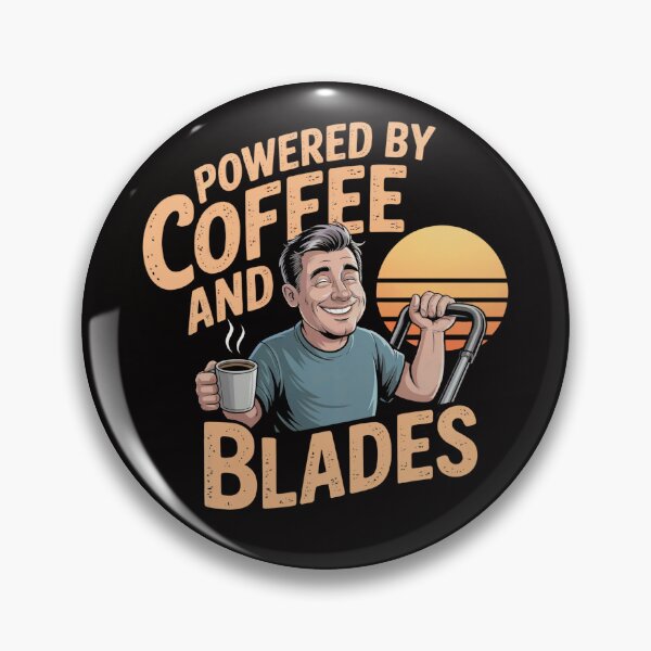 Item preview, Father Mows Best Gardener Dad Lawn Care – Powered By Coffee And Blades Shirt designed and sold by Slavicsoul.