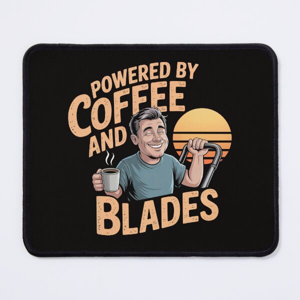 Item preview, Father Mows Best Gardener Dad Lawn Care – Powered By Coffee And Blades Shirt designed and sold by Slavicsoul.