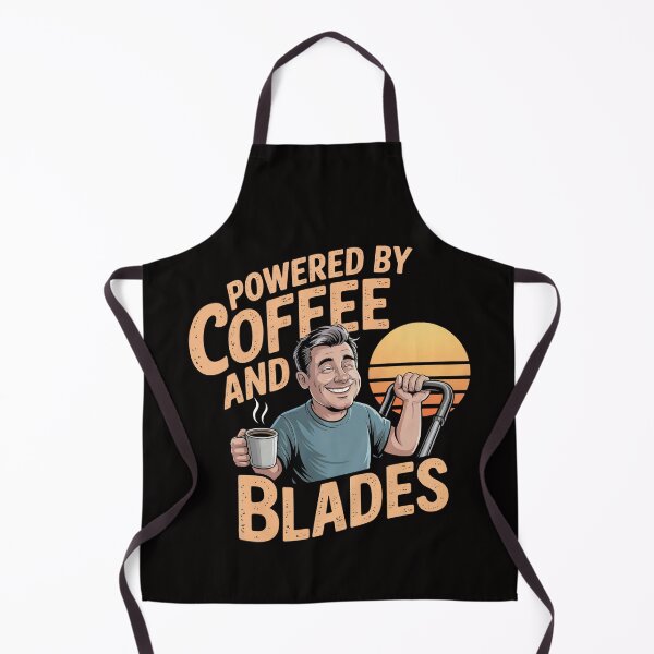 Item preview, Father Mows Best Gardener Dad Lawn Care – Powered By Coffee And Blades Shirt designed and sold by Slavicsoul.