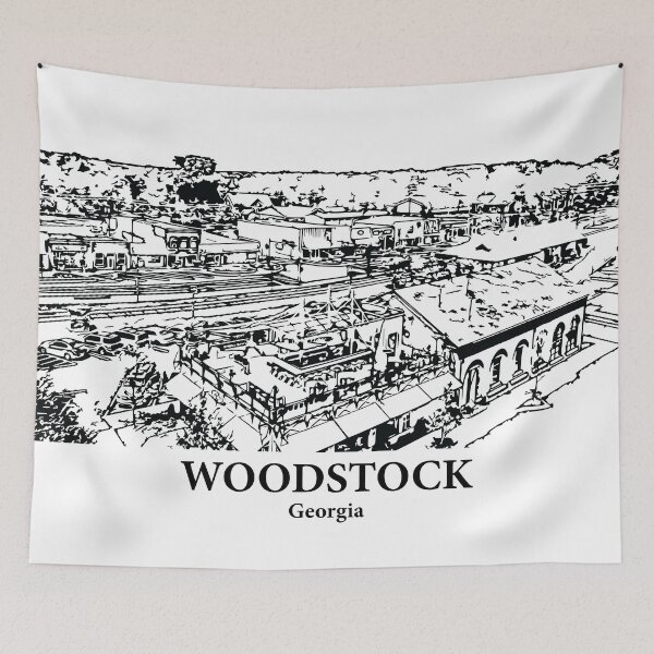Item preview, Woodstock - Georgia designed and sold by Lakeric Cityscapes.