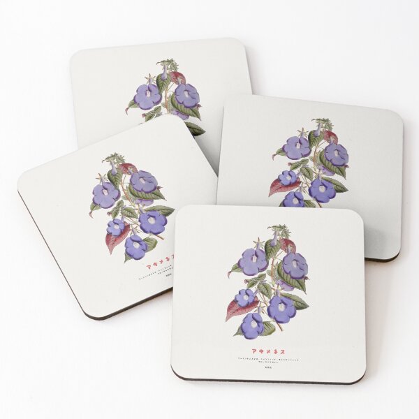 Item preview, Blue trumpet vine Japanese Flower  designed and sold by Vintagrafica.