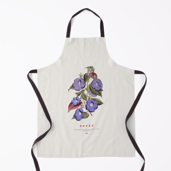 Item preview, Blue trumpet vine Japanese Flower  designed and sold by Vintagrafica.