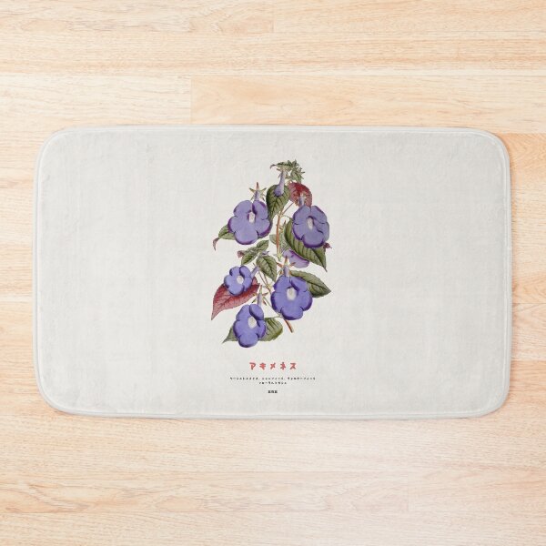 Item preview, Blue trumpet vine Japanese Flower  designed and sold by Vintagrafica.