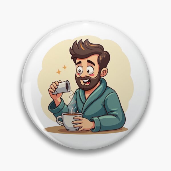 Item preview, Coffee Belly Mug Sleepy Dad with Coffee Progress Bar – Silent. Dad Mode designed and sold by ebocraft.