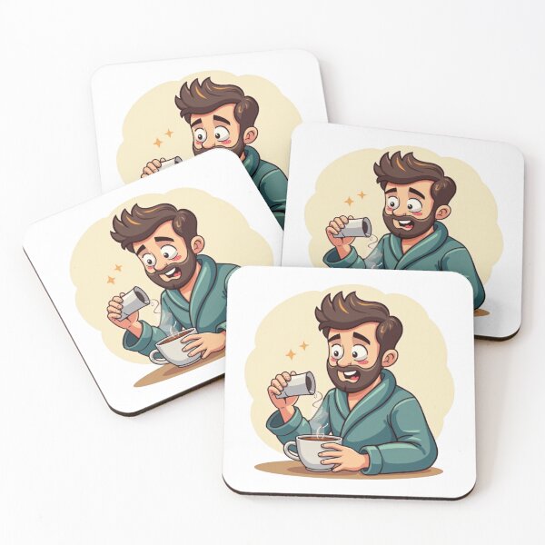 Item preview, Coffee Belly Mug Sleepy Dad with Coffee Progress Bar – Silent. Dad Mode designed and sold by ebocraft.