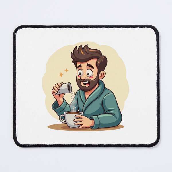 Item preview, Coffee Belly Mug Sleepy Dad with Coffee Progress Bar – Silent. Dad Mode designed and sold by ebocraft.