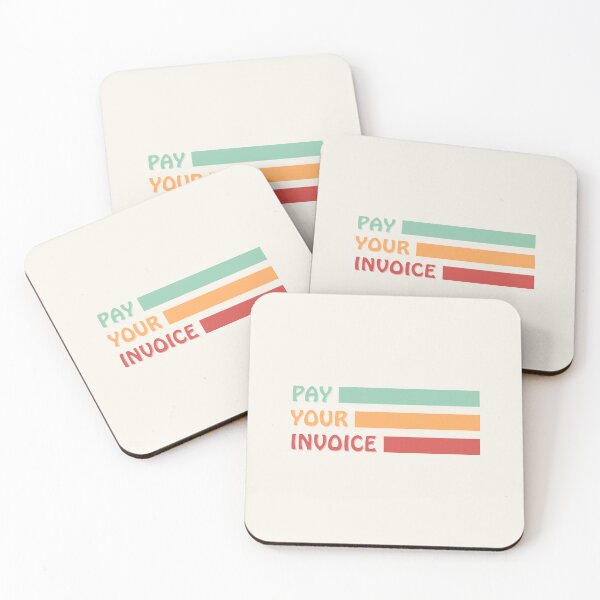 Item preview, Pay Your Invoice designed and sold by Wordsmith-Wear.