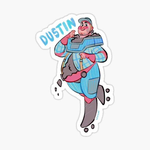 Item preview, Dustin the big hopper fanart, Starlight Express sticker designed and sold by whizmii.