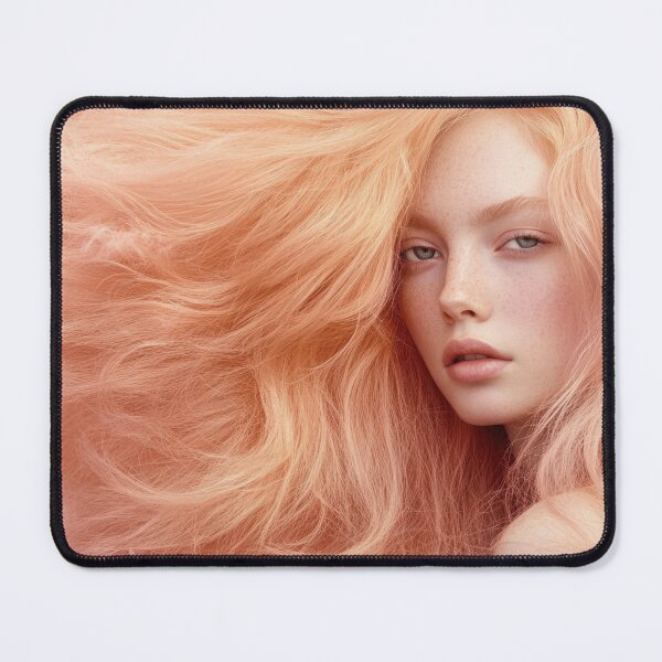 Item preview, Vibrant-haired woman portrait designed and sold by anytka.