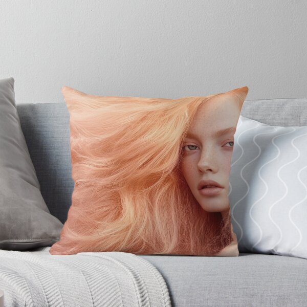 Item preview, Vibrant-haired woman portrait designed and sold by anytka.