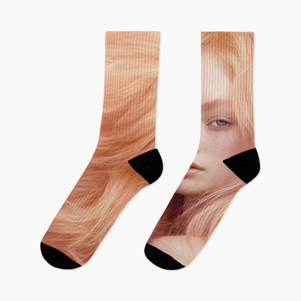 Item preview, Vibrant-haired woman portrait designed and sold by anytka.