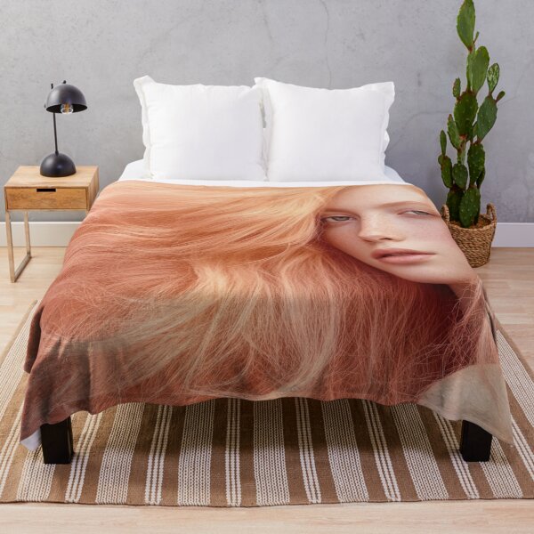 Item preview, Vibrant-haired woman portrait designed and sold by anytka.