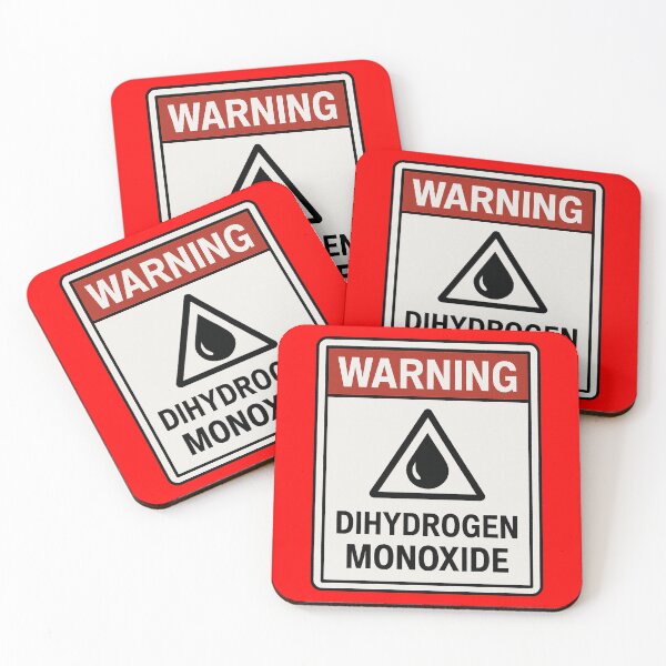 Item preview, Classic Dihydrogen Monoxide Warning designed and sold by zzz888.
