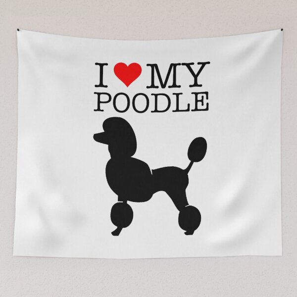 Item preview, i heart my poodle designed and sold by brighter days inc..