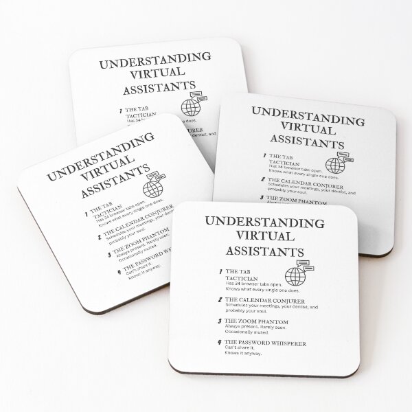 Item preview, Understanding Virtual Assistants – Funny Remote Work Definitions designed and sold by PsyFlow35.