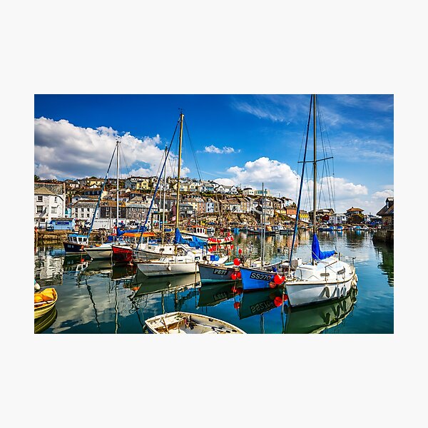 Item preview, Mevagissey Harbour Boats And Yachts, Cornwall, England designed and sold by Paul Thompson Photography.