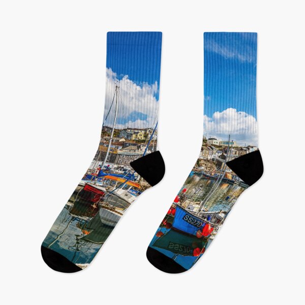 Item preview, Mevagissey Harbour Boats And Yachts, Cornwall, England designed and sold by Paul Thompson Photography.