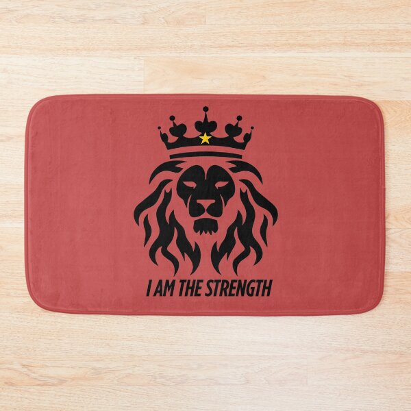 Item preview, THE STRENGTH OF THE LION KING. STYLIZED LION designed and sold by infinitearte.