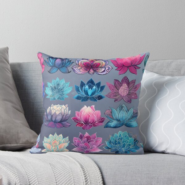 Item preview, Serene Lotus Medley - Colorful Floral Art Collection designed and sold by djovan.