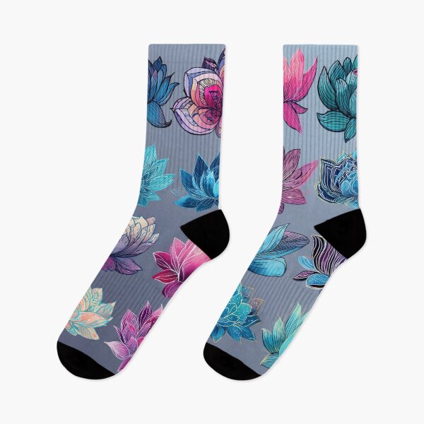 Item preview, Serene Lotus Medley - Colorful Floral Art Collection designed and sold by djovan.