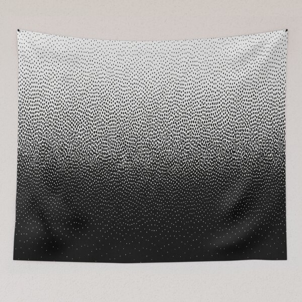 Item preview, Black and White Stipple Gradient designed and sold by Owcomm.