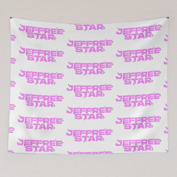 Item preview, Jeffree star Logo 2025 sparkle glitter pink designed and sold by Julian Bonnas.