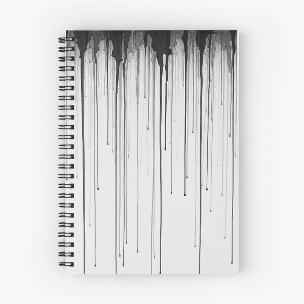 Item preview, Black Ink Drips on White designed and sold by Owcomm.