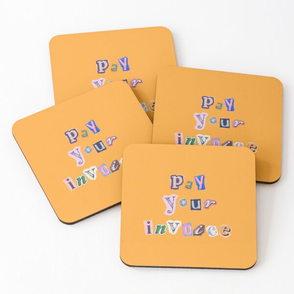 Item preview, Pay Your Invoice, ransom note designed and sold by Wordsmith-Wear.