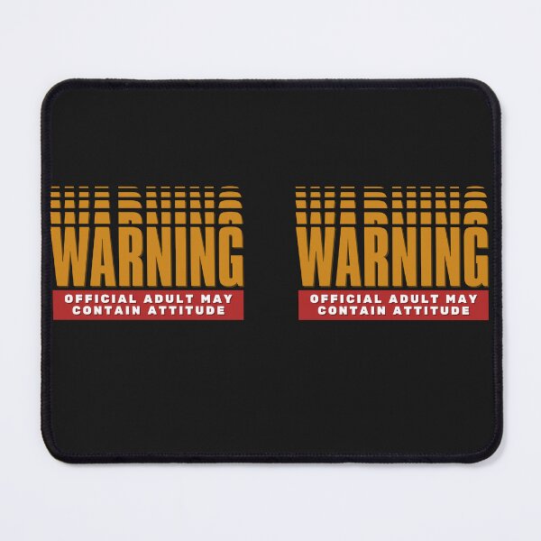 Item preview, Adulting Attitude Warning Art designed and sold by Zakrytos ★★★★★.