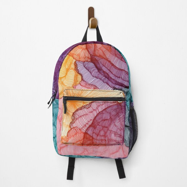 Item preview, Chromatic Line Blooms - Abstract Floral Harmony designed and sold by djovan.