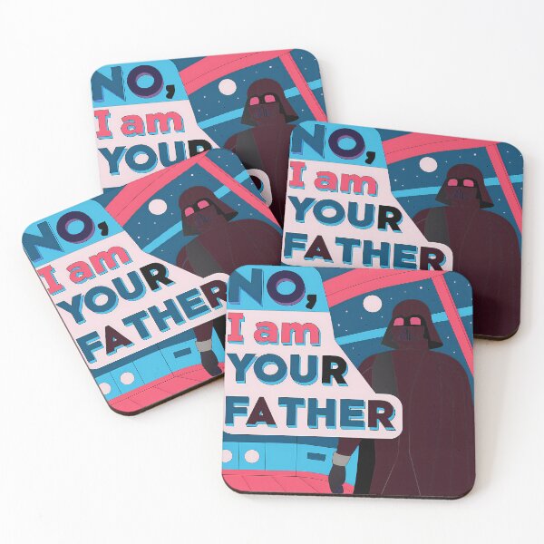 Item preview, Stylized Darth Vader "No, I Am Your Father" designed and sold by ART ATTACK ZONE.