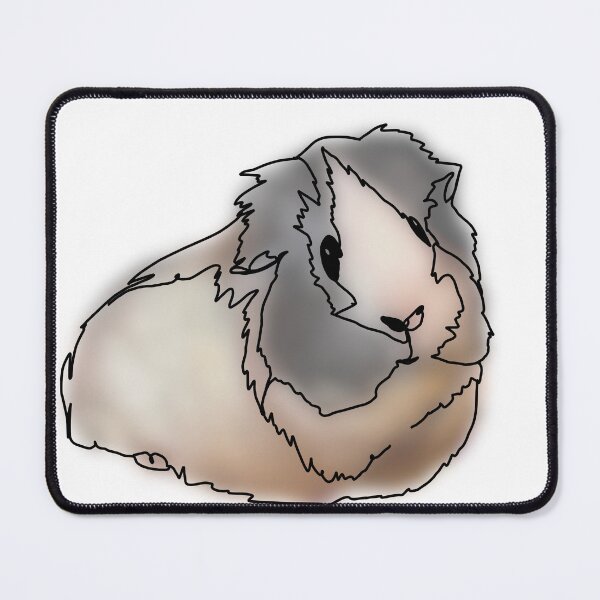 Item preview, Rice the Guinea Pig Line Drawing – animalz designed and sold by Ashley’sAnimalz.