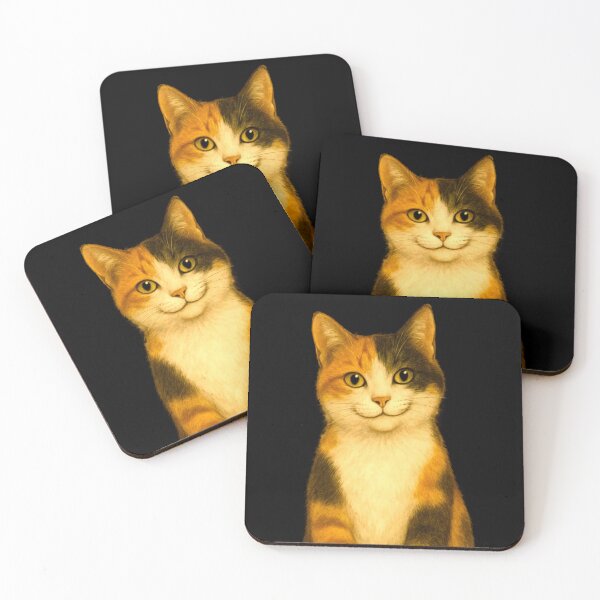 Item preview, Cute Smiling Calico Kitten designed and sold by Becooldesing.