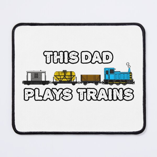Item preview, This Dad Plays Trains, Diesel Rail Enthusiast Father's Day designed and sold by doodlerob.