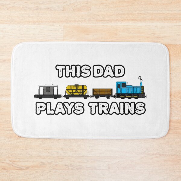Item preview, This Dad Plays Trains, Diesel Rail Enthusiast Father's Day designed and sold by doodlerob.