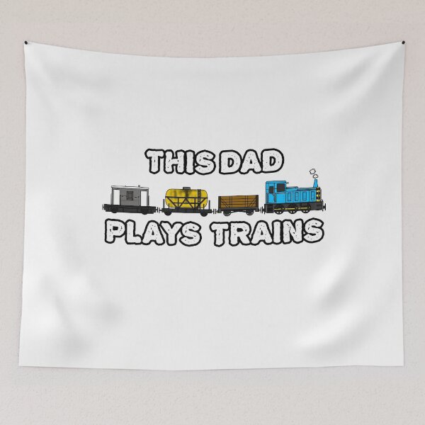 Item preview, This Dad Plays Trains, Diesel Rail Enthusiast Father's Day designed and sold by doodlerob.