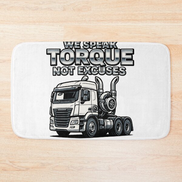 Item preview, We Speak Torque, Not Excuses – Turbo Truck Design designed and sold by AwixArslan.
