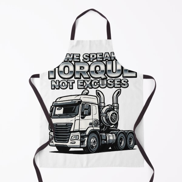 Item preview, We Speak Torque, Not Excuses – Turbo Truck Design designed and sold by AwixArslan.